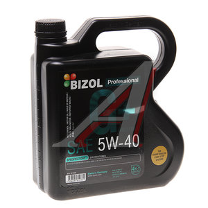 Изображение 1, 81036 Масло моторное GREEN Oil+ 5W40 синт.4л BIZOL