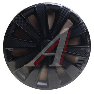 Изображение 1, КАРАТ чер R-13 Колпак колеса R-13 черный КАРАТ комплект 4шт.