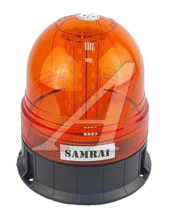 Изображение 1, 014G Маяк импульсный 12/24V (60 светодиодов) 3 режима на магните желтый SAMRAI