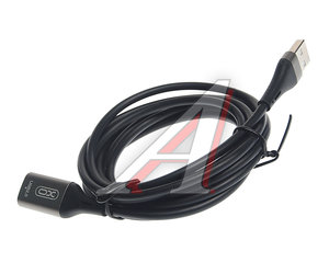 Изображение 1, NB219 2M Black Кабель USB 2м удлинитель черный XO