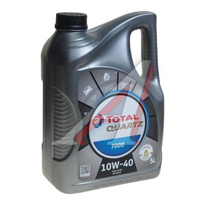 Изображение 1, 214109 Масло моторное TOTAL QUARTZ 7000 10W40 п/синт.5л (Уценка)