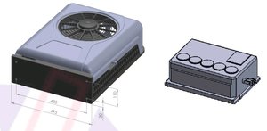 Изображение 3, UC-5 24V Кондиционер автомобильный электрический 24V UC-5 универсальный комплект AXI