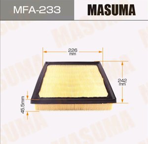 Изображение 2, MFA-233 Фильтр воздушный TOYOTA Camry MASUMA