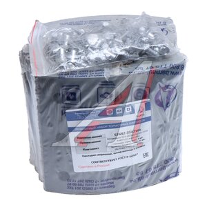 Изображение 1, 52642-3502106 Накладка тормозной колодки ПАЗ-4230, КАВЗ-4232 сверленая расточенная комплект 8шт. с заклепками БзАТИ