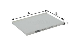 Изображение 2, AG753CF Фильтр воздушный салона CHERY Bonus GOODWILL