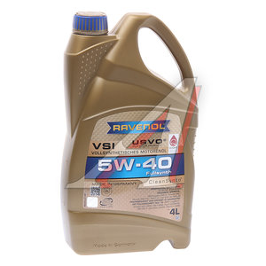 Изображение 1, 1111130-004 Масло моторное VSI 5W40 синт.4л RAVENOL