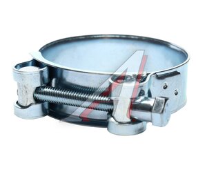 Изображение 2, W1-68-73-S Хомут силовой d=068-073 (71) оцинкованная сталь W1 TECHNIK