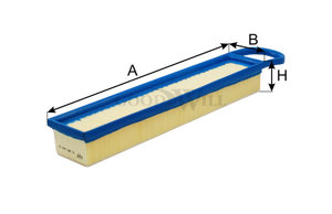 Изображение 3, AG289 Фильтр воздушный PEUGEOT 207, 208 (12-) CITROEN C3, C4 (08-) GOODWILL