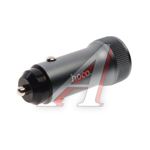 Изображение 2, Z49 серый Устройство зарядное в прикуриватель 2USB 12V HOCO