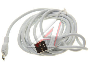 Изображение 1, NB200 White Кабель micro USB 2.1A 2м белый XO