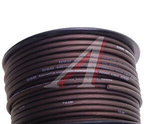 Изображение 2, DPC-C08B бухта 40м Кабель силовой 8Ga (8мм) 40м бухта черный AURA