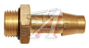 Изображение 1, INF.11.M16/10 Соединитель трубки ПВХ, полиамид М16х1.5/10 удлиненный прямой латунь STARTEC