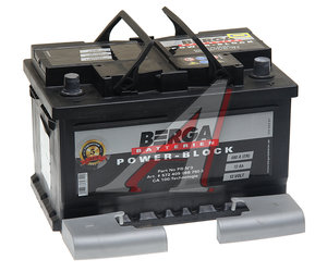 Изображение 2, 6СТ72(0) PB-№3 Аккумулятор BERGA Power Block 72А/ч обратная полярность,  низкий