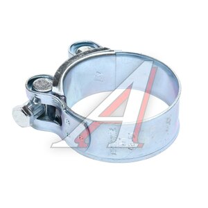 Изображение 1, W1-48-51-S Хомут силовой d=048-051 (49) оцинкованная сталь W1 TECHNIK