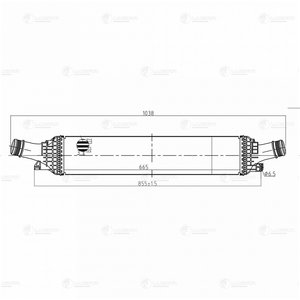 Изображение 3, LRIC18180 Интеркулер AUDI A7 (15-) LUZAR