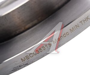 Изображение 4, MBC035315 Диск тормозной VW Passat (B3) AUDI 80 передний (1шт.) MANDO