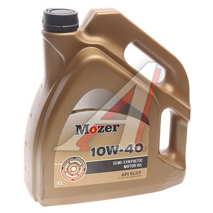 Изображение 1, 4633723 Масло моторное SL/CF 10W40 п/синт.4л MOZER