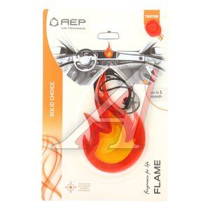 Изображение 1, А 4902 Ароматизатор подвесной фигура полимерная (Solid choice) 9.2г "FLAME" AEP