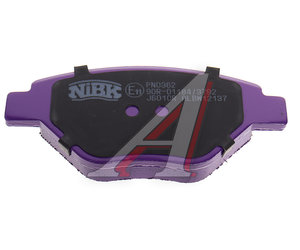 Изображение 4, PN0362 Колодки тормозные RENAULT Megane 2 (03-) передние (4шт.) NIBK
