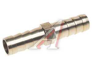 Изображение 1, 00-00001336 Соединитель для шлангов двойной d=8-8 елочка латунь