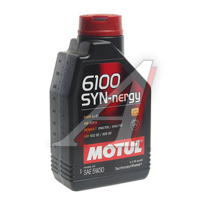 Изображение 2, 107970 Масло моторное 6100 SYN-NERGIE 5W30 п/синт.1л MOTUL