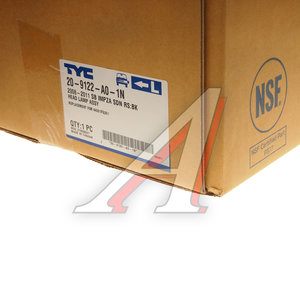 Изображение 3, 20-9122-A0-1N Фара SUBARU Impreza седан (08-) левая (черная окантовка) TYC