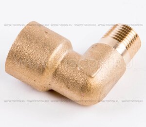 Изображение 3, 467.L.6-К18.17.В Соединитель трубки ПВХ, полиамид d=6мм G наружный 1/8" угольник латунь TISCON