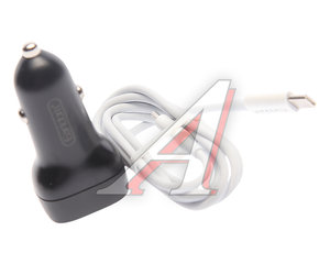 Изображение 2, ES-CC2C black Устройство зарядное в прикуриватель 1USB + 1 Type C 12V кабель USB Type C EARLDOM