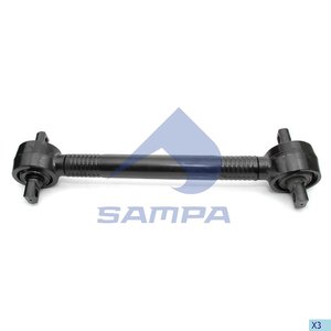 Изображение 2, 095.248 Штанга реактивная IVECO (L=610x152x21) SAMPA