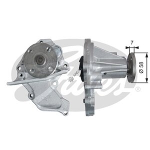 Изображение 2, WP0118 Насос водяной FORD Focus, Fiesta, Fusion GATES