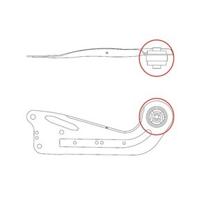 Изображение 7, GV0592R Сайлентблок HYUNDAI Santa Fe (12-) рычага заднего продольного правого CTR