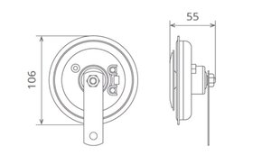 Изображение 2, 45CI24.100.02K Сигнал звуковой 24V 415Hz 118дБ SEGER