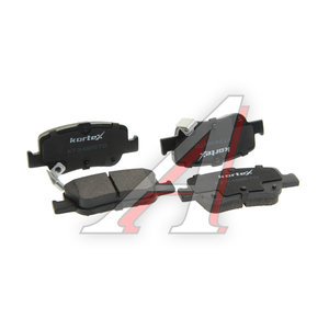 Изображение 1, KT3480STD Колодки тормозные TOYOTA Auris (07-) задние (4шт.) KORTEX