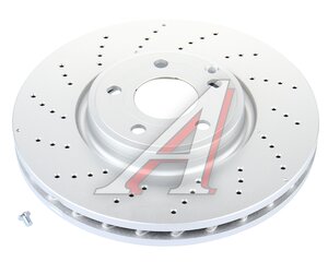 Изображение 2, 0986479720 Диск тормозной MERCEDES CLS (C218) (14-) передний (1шт.) BOSCH