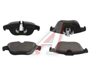 Изображение 1, 2425305 Колодки тормозные MERCEDES C (W204) задние (4шт.) TEXTAR