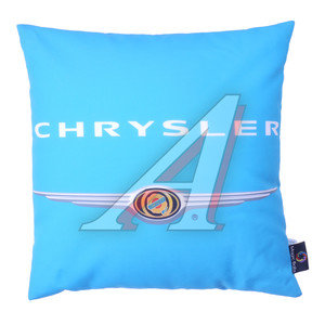 Изображение 1, CK-00086 Подушка автомобильная CHRYSLER (35х35см) антистрессовая голубая MAGIC BALLS