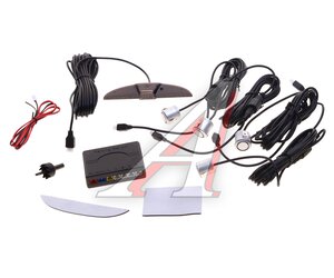 Изображение 1, BS-413S Парктроник d=18мм 4 сенсора серебристый комплект CENTURION