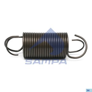 Изображение 2, 095.059 Пружина замка седельного устройства JOST сдвоенная SAMPA
