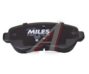 Изображение 3, E100475 Колодки тормозные GEELY Emgrand (21-) передние (4шт.) MILES