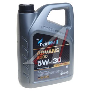 Изображение 1, 11832 Масло моторное REINWELL ADVANS 8300 5W30 синт. ACEA A5/B5 4л