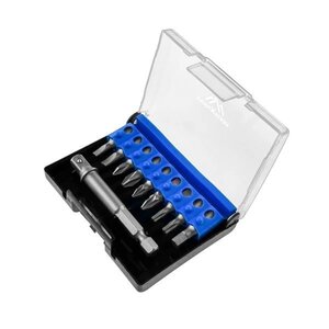 Изображение 9, 0052-21 Отвертка-битодержатель с комплектом бит и головок 21 предмет VERTEXTOOLS