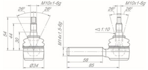 Изображение 2, 14201-1703420 Хвостовик КАМАЗ-ЕВРО КПП L=103мм ROSTAR