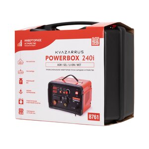 Изображение 9, PowerBox 240i Устройство пуско-зарядное 12-24V/40-700Ач/240А инверторное KVAZARRUS