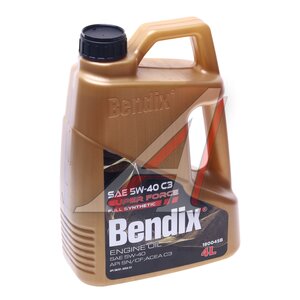 Изображение 1, 180045B Масло моторное SELECT SP-X 5W40 синт.4л BENDIX