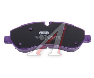 Изображение 4, PN0667W Колодки тормозные FORD Transit (14-) передние (4шт.) NIBK