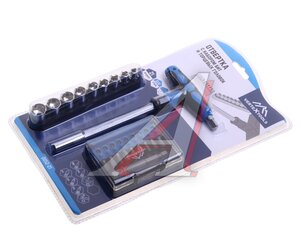 Изображение 1, 0052-21 Отвертка-битодержатель с комплектом бит и головок 21 предмет VERTEXTOOLS