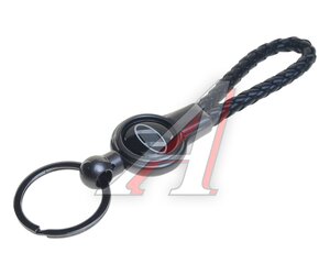 Изображение 1, BKP 002 Брелок "HYUNDAI" металл,  кожа,  логотип на подвеске,  черный MASHINOKOM