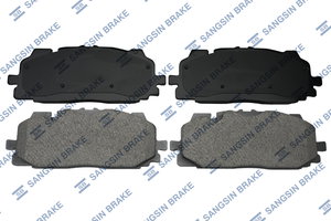 Изображение 2, SP4128 Колодки тормозные AUDI A4 (08-) передние (4шт.) SANGSIN