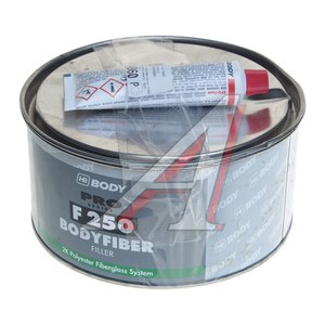 Изображение 1, 2500600001 Шпатлевка со стекловолокном FIBER 250 1.5кг (Уценка:замята) BODY