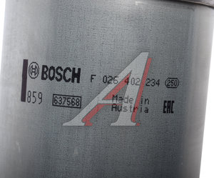 Изображение 5, F026402234 Фильтр топливный RENAULT Laguna (07-) BOSCH